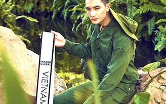 Thí sinh Việt Nam chọn áo lính làm quốc phục tại Mister Global