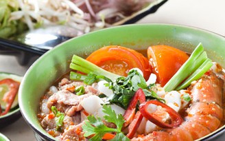 Bún súng giàu sắc vị