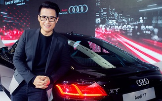 Ca sĩ Hà Anh Tuấn tạo dáng bên Audi TT Coupe 2015