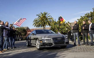 Xe tự lái Audi A7 vượt 900 km đến CES 2015