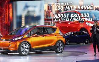 Ngắm ‘sát thủ Tesla’ Chevrolet Bolt tại triển lãm Detroit 2015