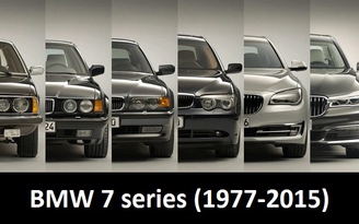 BMW 7-series ngày càng 'béo' sau 38 năm phát triển