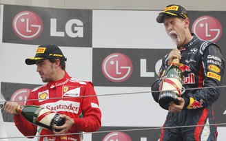 Korean Grand Prix 2012: Vettel lật đổ Alonso