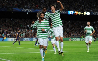 Nhờ thắng Barcelona, Celtic sắp nhảy hip-hop cùng David Beckham