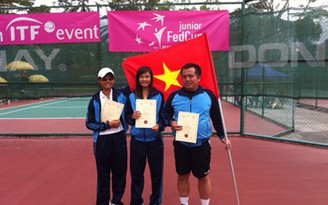 Quần vợt nữ Việt Nam lần đầu đến FED Cup