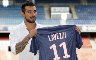 Ezequiel Lavezzi đầu quân PSG