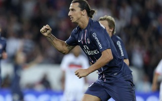 Ibrahimovic lập cú đúp cứu PSG tránh khỏi thất bại