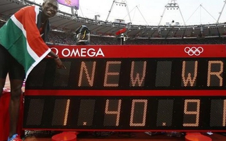 David Rudisha phá kỷ lục thế giới ở cự ly chạy 800m nam