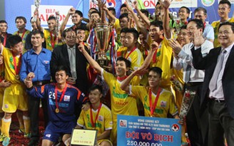 VCK giải bóng đá U.21 Báo Thanh Niên 2013 Cúp Bia Sài Gòn: Hà Nội T&T đăng quang
