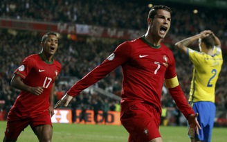 Ronaldo ghi bàn, Bồ Đào Nha thắng sít sao Thụy Điển