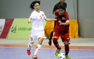 Futsal nữ VN thua Thái Lan 0-5: Vẫn còn khoảng cách lớn