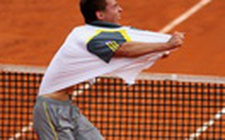 Tsonga bị loại, Murray bỏ cuộc ở vòng 2 Rome Open 2013