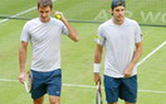 Roger Federer khởi động cho Wimbledon 2013