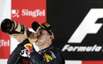 Vettel lập cú hattrick chiến thắng ở Singapore Grand Prix