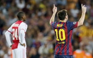 Barcelona đè bẹp Ajax, Messi lại lập kỷ lục ở Champions League