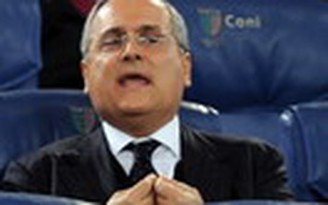 Chủ tịch Lazio bị dọa giết