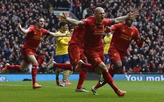 Arsenal thua tan tác tại Anfield