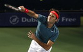 Federer dễ dàng vượt qua vòng 1 giải Dubai