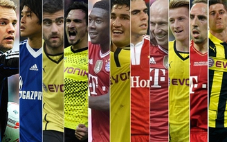 Bayern Munich áp đảo trong đội hình tiêu biểu Bundesliga 2013-2014