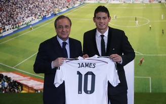 James Rodriguez chính thức gia nhập Real Madrid