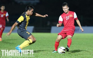 U.19 Việt Nam nhận thất bại 0-2 trước U.21 Malaysia