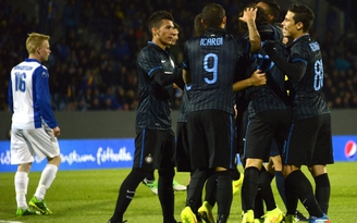 Inter Milan đặt một chân vào vòng bảng Europa League