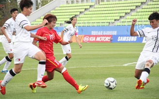 Hạ Hồng Kông 5-0, nữ Việt Nam tái ngộ Thái Lan ở tứ kết ASIAD 2014