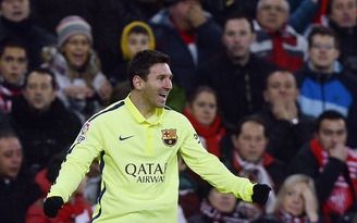 Messi tạo cảm hứng giúp Barcelona đè bẹp Bilbao