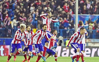 Atletico Madrid loại Leverkusen bằng loạt sút luân lưu