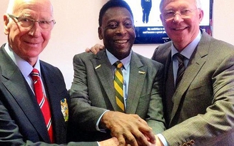 Pele và Ferguson đến xem trận Liverpool - M.U