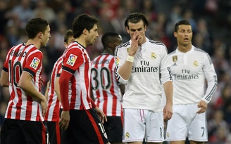 Real Madrid gục ngã trên sân Bilbao