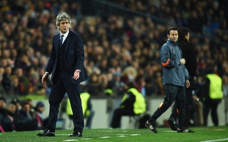 Man City bị loại, HLV Pellegrini đổ lỗi cho lịch thi đấu Premier League