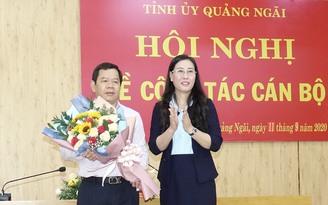 Ông Đặng Văn Minh giữ chức Phó bí thư Tỉnh ủy Quảng Ngãi