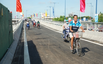 Cầu Nguyễn Văn Cừ thông xe 2 nhánh, người dân nhiều quận đỡ lo kẹt xe