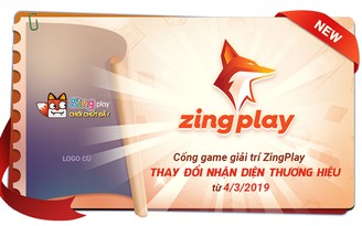 Cổng game giải trí ZingPlay công bố thay đổi logo