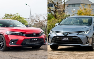 Sedan hạng C dưới 900 triệu: Chọn Honda Civic hay Toyota Corolla Altis?