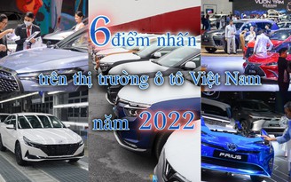 6 điểm nhấn trên thị trường ô tô Việt Nam năm 2022