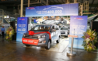 Hút khách Việt, Toyota xuất xưởng chiếc xe thứ 400.000