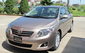 Toyota triệu hồi hơn 8.000 xe Corolla Altis 'nội'