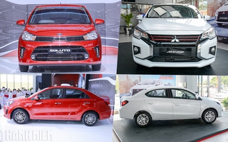 Sedan hạng B dưới 400 triệu đồng: Chọn Mitsubishi Attrage hay KIA Soluto?