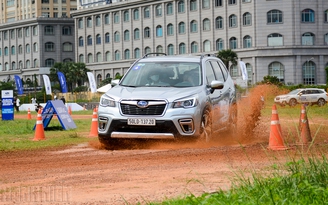 Khách Việt đổ xô lái Subaru Forester ‘leo dốc, vượt hồ’ giữa lòng phố