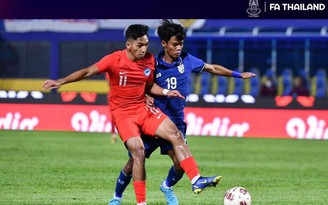 Kết quả giải U.23 Đông Nam Á, Thái Lan 3-1 Singapore: 'Voi chiến' thể hiện sức mạnh