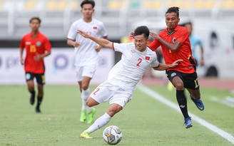 Kết quả U.20 Việt Nam 4-0 U.20 Timor Leste: Thắng đậm nhưng không vui