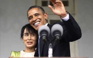 Tổng thống Obama chúc mừng tân Tổng thống Myanmar và bà Suu Kyi