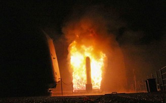 Mỹ công bố hình ảnh phóng tên lửa tấn công Syria
