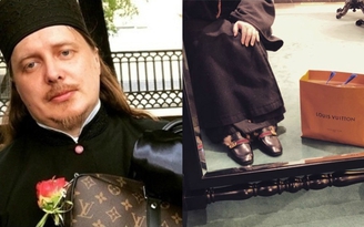 Giáo sĩ Nga bị điều tra vì mang túi LV, giày Gucci