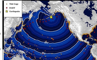 Alaska cảnh báo sóng thần sau động đất 7,5 độ Richter