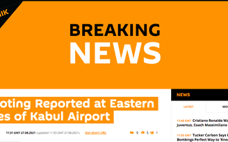 Rộ tin xả súng tại sân bay Kabul