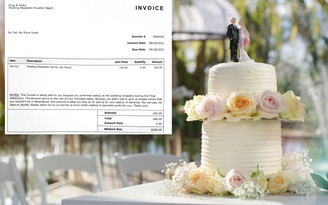 Nhận giấy nợ vì vắng mặt ở tiệc cưới mà không báo trước