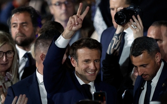 Lãnh đạo thế giới chúc mừng Tổng thống Macron tái đắc cử